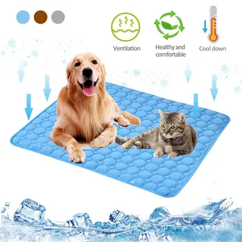 Pets Summer Cooling Mat 3 Size Pet Ice Pad Cool Cold Silk Moisture-Proof Cooler Sofa Mats Portable Tour Sleeping Pet Accessories
Pets Summer Cooling Mat 3 Size Pet Ice Pad Cool Cold Silk Moisture-Proof Cooler Sofa Mats Portable Tour Sleeping Pet Accessories
