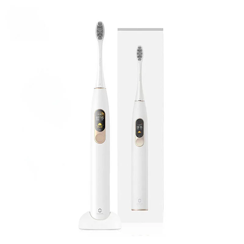 Oclean X Sonic Electric Toothbrush Adult IPX7 Ultrasonic automatic Fast Charging Tooth Brush With Touch Screen
Oclean X Sonic Electric Toothbrush Adult IPX7 Ultrasonic automatic Fast Charging Tooth Brush With Touch Screen