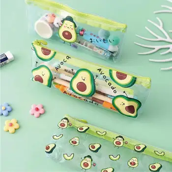 1Pcs Kawaii Pencil Cases Cute Avocado Gift School Pencil Box Pencilcase Transparent Pencil Bag School Supplies Stationery
1Pcs Kawaii Pencil Cases Cute Avocado Gift School Pencil Box Pencilcase Transparent Pencil Bag School Supplies Stationery