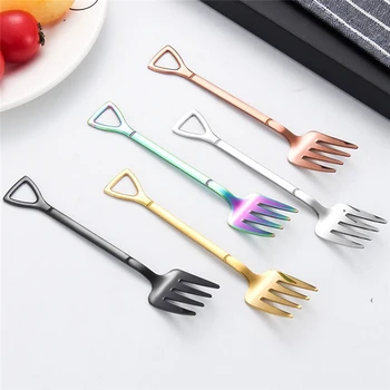 Creative Stainless Steel Spade Dessert Fork Spoon Long Handle Coffee Spoon Teaspoon Stirring Spoon Tableware
Creative Stainless Steel Spade Dessert Fork Spoon Long Handle Coffee Spoon Teaspoon Stirring Spoon Tableware