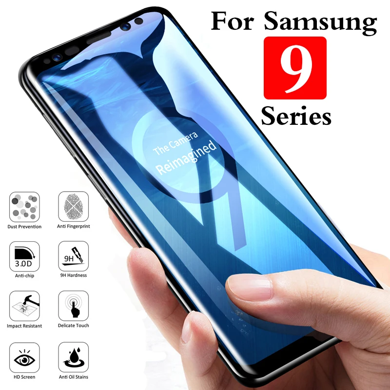 tempered glass for samsung note 9 s9 plus phone case Protective on galaxy note9 s9plus safety Accessories film original 3d |