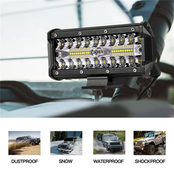 For SUV Driving Fog Lamp Front bumper fog lights Car accessories 1x7inch 400W LED Work Light Bar Flood Spot For Beam Offroad 4WD
For SUV Driving Fog Lamp Front bumper fog lights Car accessories 1x7inch 400W LED Work Light Bar Flood Spot For Beam Offroad 4WD