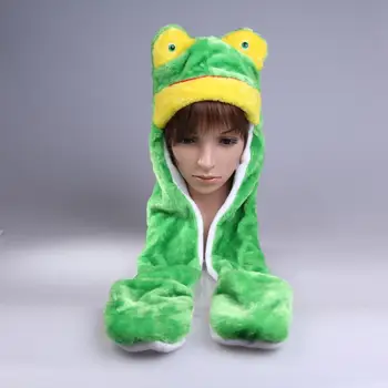 Kids Frog Hats with Ears Plush Warm Cap Long Hat Earmuff Scarf Gloves Adult 
Kids Frog Hats with Ears Plush Warm Cap Long Hat Earmuff Scarf Gloves Adult