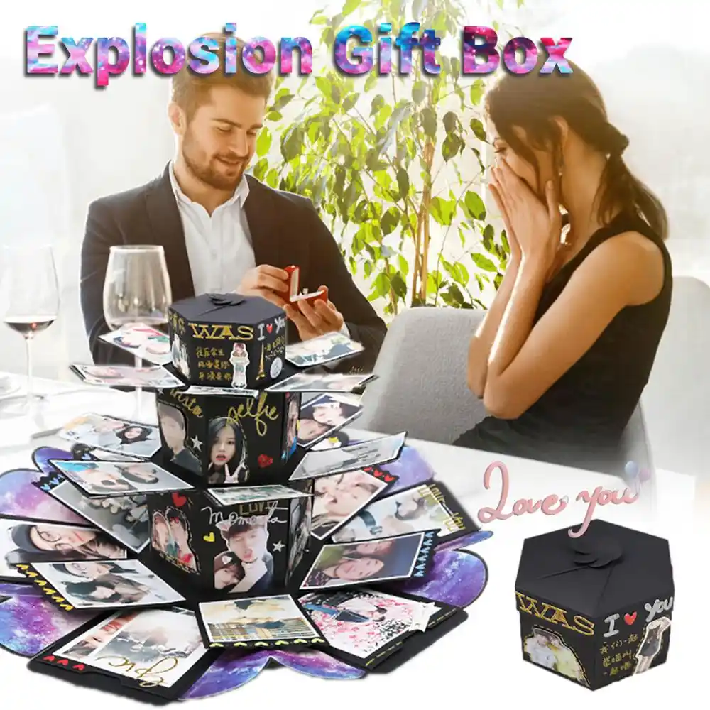 surprise tower 3 layers diy explosion box surprise love