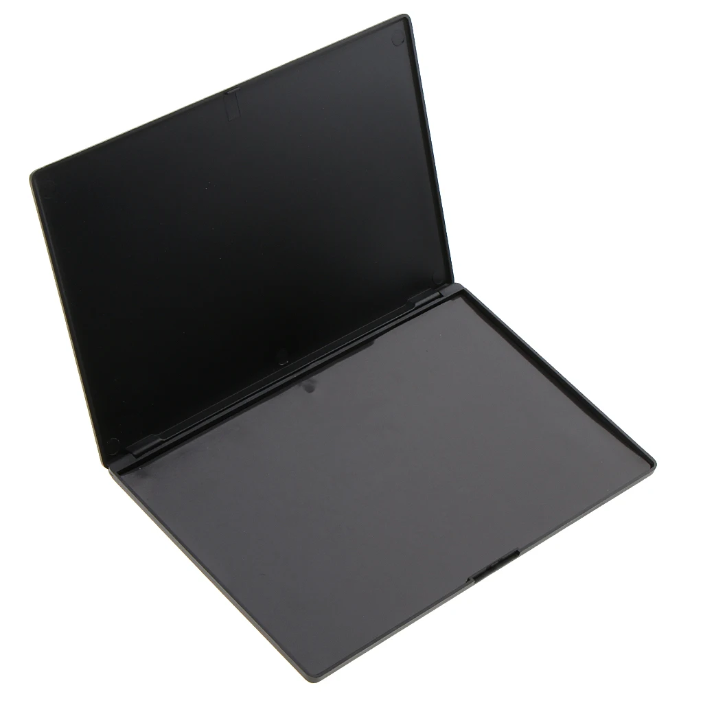 Cosmetic Travel Magnetic Empty Palette Box Eyeshadow Powder Blusher Makeup Case Organizer with 28 Round Pans Tins Set