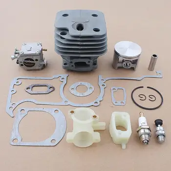 52mm Nikasil Cylinder Piston Carburetor Kit For Husqvarna 268 272 272K 272XP 61 Chainsaw 574331601, 503758172 w Intake Manifold
52mm Nikasil Cylinder Piston Carburetor Kit For Husqvarna 268 272 272K 272XP 61 Chainsaw 574331601, 503758172 w Intake Manifold
