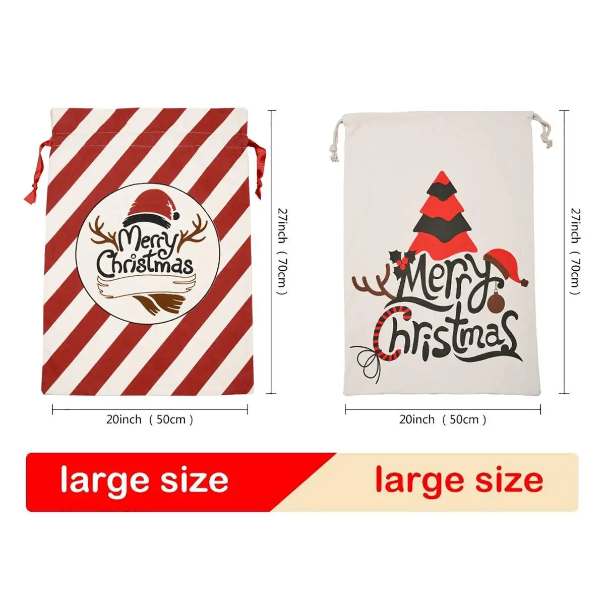 large size christmas bags santa sacks merry christmas party