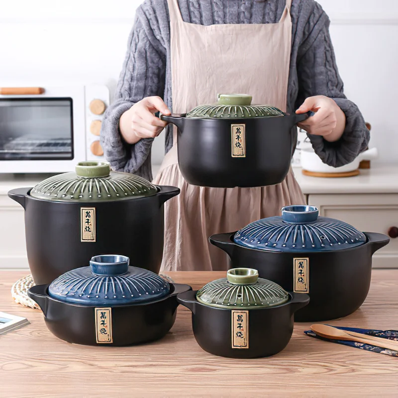 Ceramic Casserole Japanese Round Green Blue 2.5-6L Multiple Size Cooking Pot Cookware Household Kitchen Supplies Saucepan
Ceramic Casserole Japanese Round Green Blue 2.5-6L Multiple Size Cooking Pot Cookware Household Kitchen Supplies Saucepan
