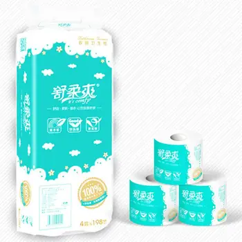 10 Rolls 4-layers Printing Toilet Paper Household Roll Paper Soft Toilet Tissue Paper for Home Daily Use (White)
10 Rolls 4-layers Printing Toilet Paper Household Roll Paper Soft Toilet Tissue Paper for Home Daily Use (White)
