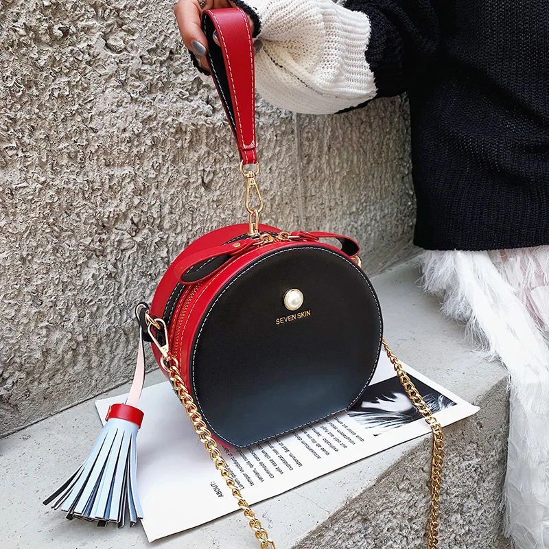 Shoulder Bag Women's 2019 New Style Western Style Tassels Small round Bag Super Fire INS Versatile GIRL'S Chain Crossbody Bag
Shoulder Bag Women's 2019 New Style Western Style Tassels Small round Bag Super Fire INS Versatile GIRL'S Chain Crossbody Bag