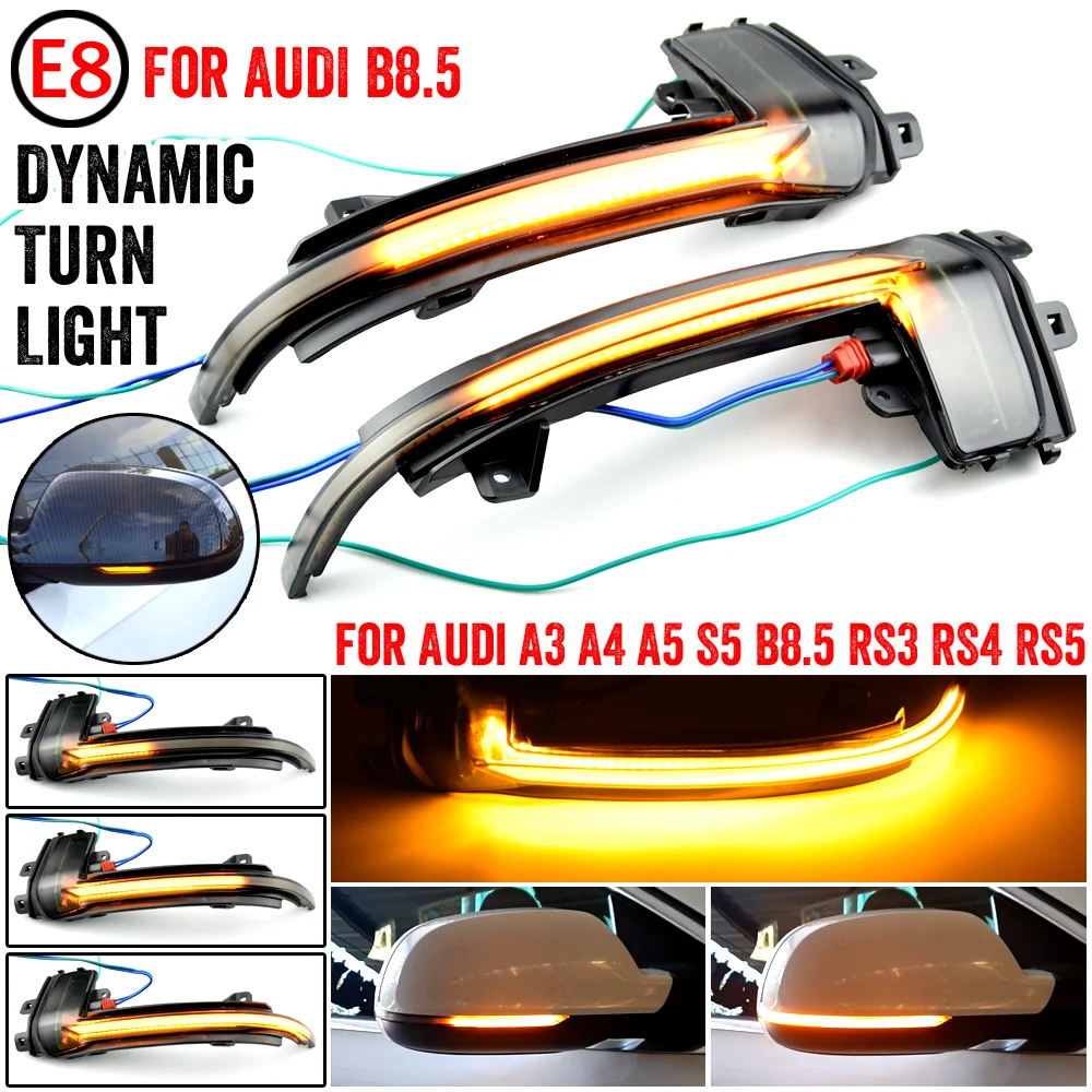 2 pieces LED Side Mirror Indicator Blinker Light Dynamic Turn Signal for Audi A4 A5 B8.5 RS5 RS3 A3 8P 2013 2014 2015 2016
2 pieces LED Side Mirror Indicator Blinker Light Dynamic Turn Signal for Audi A4 A5 B8.5 RS5 RS3 A3 8P 2013 2014 2015 2016