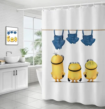 High Quality 3D Printed Fabric Shower Curtains Japanese cartoon Bath Screen Waterproof Products Bathroom Decor with 12 Hooks 
High Quality 3D Printed Fabric Shower Curtains Japanese cartoon Bath Screen Waterproof Products Bathroom Decor with 12 Hooks