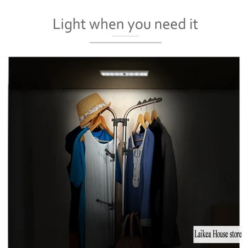10 LED Infrared Human Body Induction Lamp Doorway Cabinet Light Battery Intelligent Light Control Night Light Aluminum Light
10 LED Infrared Human Body Induction Lamp Doorway Cabinet Light Battery Intelligent Light Control Night Light Aluminum Light
