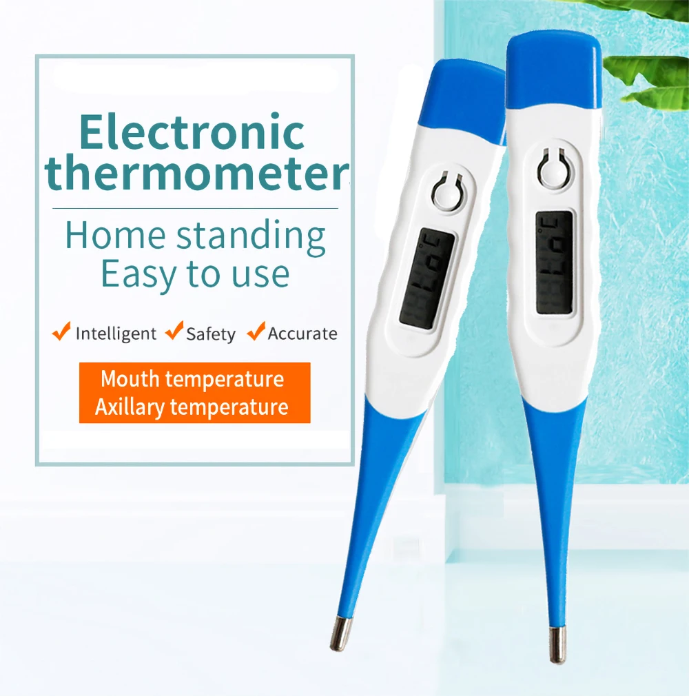 1PC Digital Electronic LCD Heating Thermometer Tools kids Baby Child Body temperature Measurement For Adult Fever Temperature
1PC Digital Electronic LCD Heating Thermometer Tools kids Baby Child Body temperature Measurement For Adult Fever Temperature