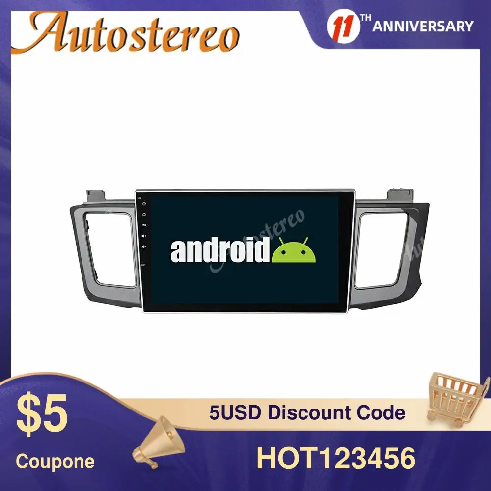 Автомобильный GPS-навигатор DSP Android 9,0 для Toyota RAV4 2013 2014 2015 + Автомобильный мультимедийный плеер, автомобильное радио, магнитофон без DVD-плеера
Автомобильный GPS-навигатор DSP Android 9,0 для Toyota RAV4 2013 2014 2015 + Автомобильный мультимедийный плеер, автомобильное радио, магнитофон без DVD-плеера