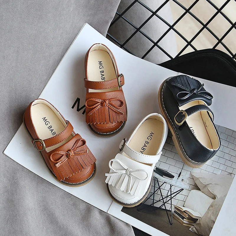 2020 Autumn New Cute Girl Fringe Casual Shoes Children Soft Bottom Princess Small Leather Shoes Toddler Leather Shoes Bow D04293
2020 Autumn New Cute Girl Fringe Casual Shoes Children Soft Bottom Princess Small Leather Shoes Toddler Leather Shoes Bow D04293