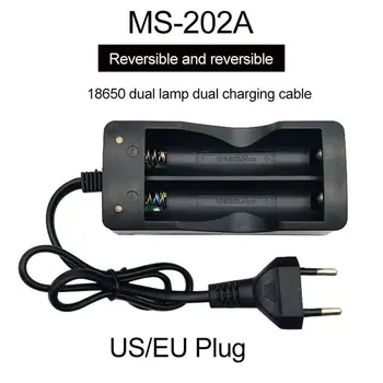 US/EU Plug Double Slots 18650 Lithiums Battery Charger Adapter with LED Indicator
US/EU Plug Double Slots 18650 Lithiums Battery Charger Adapter with LED Indicator