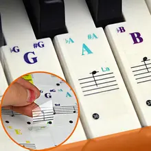 1 Set Piano Keyboard Stickers Stickers Of Stave Notes Removable 88-Key Films Music Note Full Set Colorful Stickers
1 Set Piano Keyboard Stickers Stickers Of Stave Notes Removable 88-Key Films Music Note Full Set Colorful Stickers
