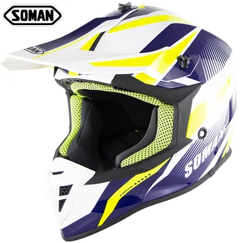 Soman SM633 Retro Motocross Helmets Full Face Vintage Classic casco capacete moto Scooter Motorcycle Helmet
Soman SM633 Retro Motocross Helmets Full Face Vintage Classic casco capacete moto Scooter Motorcycle Helmet