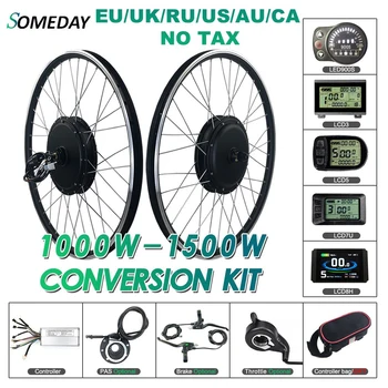SOMEDAY Electric Bicycle Conversion Kit 48V 1000W/1500W Front BLDC Hub Motor 20/24/26/27.5/28/29 inch 700C Wheel For E-bike
SOMEDAY Electric Bicycle Conversion Kit 48V 1000W/1500W Front BLDC Hub Motor 20/24/26/27.5/28/29 inch 700C Wheel For E-bike