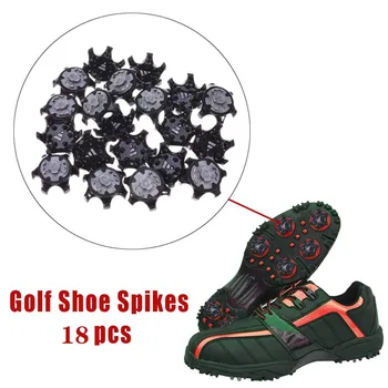 18PCS Black Easy Replacement Spikes Ultra Thin Cleats for Golf Shoes
18PCS Black Easy Replacement Spikes Ultra Thin Cleats for Golf Shoes