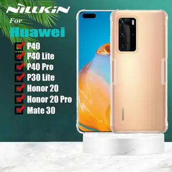 

Case for Huawei P40 Pro P30 Lite Cases Nillkin Transparent Clear Soft Silicon TPU Bag Cover for Huawei Honor 20 Pro Mate 30
