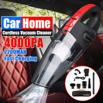 AUDEW 4000pa Handheld Home Vacuum Cleaner HEPA Filter 120W 2200mAh 110V/220V Mini Portable Rechargeable Cordless Wet Dry Use
AUDEW 4000pa Handheld Home Vacuum Cleaner HEPA Filter 120W 2200mAh 110V/220V Mini Portable Rechargeable Cordless Wet Dry Use