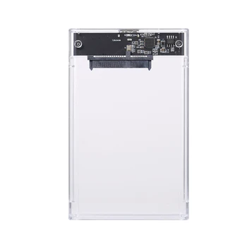 2.5'' USB3.0 Transparent Hard Drive Case Portable High-speed Transmission HDD Enclosure for 2.5'' 7-9.5mm SATA Hard Drive
2.5'' USB3.0 Transparent Hard Drive Case Portable High-speed Transmission HDD Enclosure for 2.5'' 7-9.5mm SATA Hard Drive
