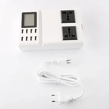USB Ports Led Display US EU UK Plug Travel AC Power Strip Adapter Socket Smart Charger For Cell Phone Tablet Camera r25
USB Ports Led Display US EU UK Plug Travel AC Power Strip Adapter Socket Smart Charger For Cell Phone Tablet Camera r25