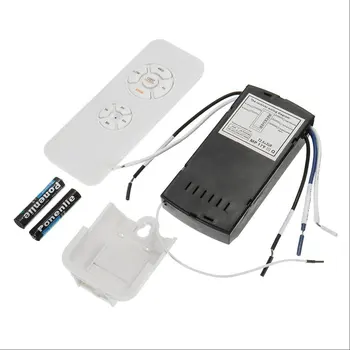 Universal Ceiling Fan Lamp Remote Control Kit 110-240V Timing Wireless Control Switch Adjusted Wind Speed Transmitter Receiver
Universal Ceiling Fan Lamp Remote Control Kit 110-240V Timing Wireless Control Switch Adjusted Wind Speed Transmitter Receiver