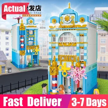 1748 PCS YC-20005 Creative Street View Artchitecture Series Barbershop Vitage Mode Model Blocks Set Bricks Kid Toys for Children
1748 PCS YC-20005 Creative Street View Artchitecture Series Barbershop Vitage Mode Model Blocks Set Bricks Kid Toys for Children