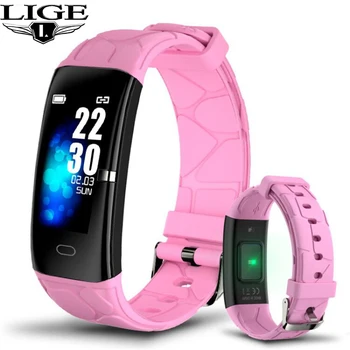 LIGE Smart Bracelet Women IP68 Waterproof Fitness Tracker Blood Pressure Heart Rate Monitor Pedometer multi-function Sport Watch
LIGE Smart Bracelet Women IP68 Waterproof Fitness Tracker Blood Pressure Heart Rate Monitor Pedometer multi-function Sport Watch