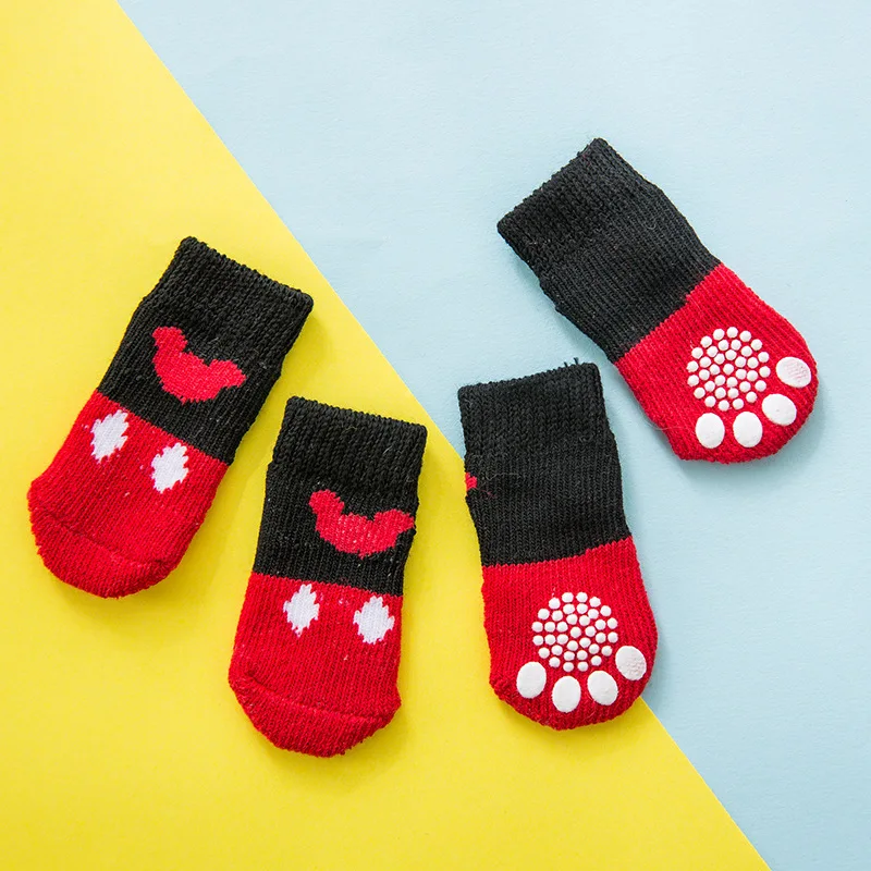 4pcs Warm Knits Puppy Dog Socks Cute Cartoon Anti Slip Socks Puppy Dog Shoes for Small Medium Dogs Shoes boots Accessories
4pcs Warm Knits Puppy Dog Socks Cute Cartoon Anti Slip Socks Puppy Dog Shoes for Small Medium Dogs Shoes boots Accessories