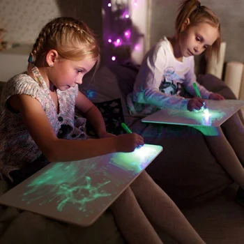 Luminous 3d Drawing Board With Light-Fun Fluorescent Developing Toy Graffiti Doodle Drawing Board for Kids Gift Toy A3 A4 A5
Luminous 3d Drawing Board With Light-Fun Fluorescent Developing Toy Graffiti Doodle Drawing Board for Kids Gift Toy A3 A4 A5