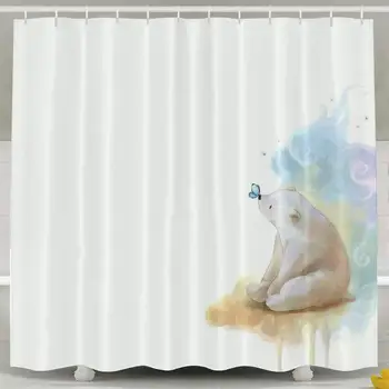 Cartoon Polar Bear Shower Curtain Waterproof Polyester Shower Curtain Sets
Cartoon Polar Bear Shower Curtain Waterproof Polyester Shower Curtain Sets