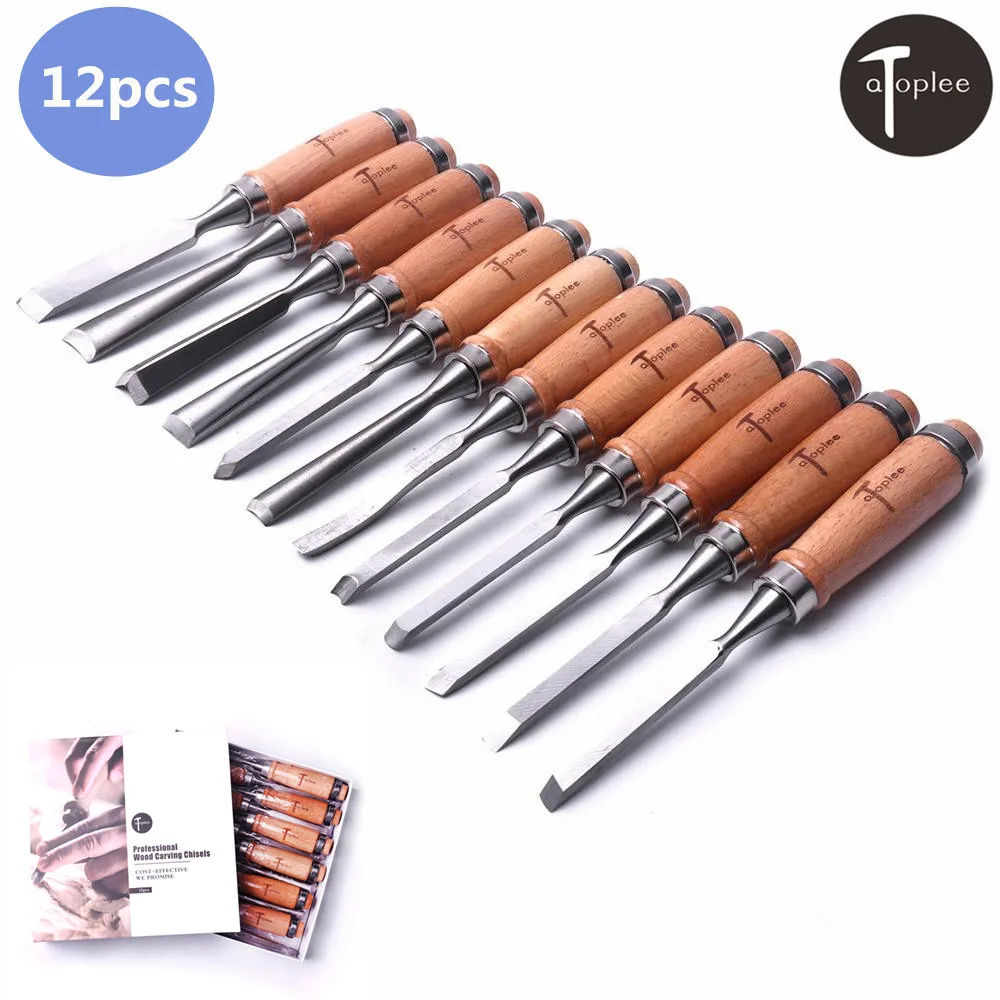 Atoplee 12PCS Professional Wood Carving Hand Chisel Set Carpenter Woodworking Carving Chisel Kit DIY Hand Gouge With Storage Box
Atoplee 12PCS Professional Wood Carving Hand Chisel Set Carpenter Woodworking Carving Chisel Kit DIY Hand Gouge With Storage Box