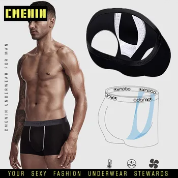 CMENIN Sexy Men Underwear Boxer Shorts Mens Trunks Breathable Nylon ice silk Male panties underpants cuecas Gay underwear AD322
CMENIN Sexy Men Underwear Boxer Shorts Mens Trunks Breathable Nylon ice silk Male panties underpants cuecas Gay underwear AD322