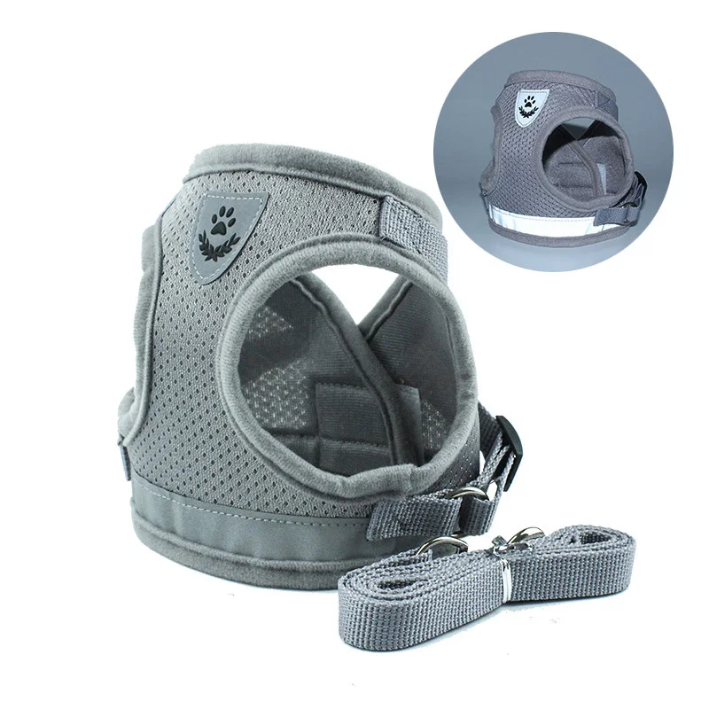 Summer Breathable Pet Dog Harness and Leash Set Reflective Safety Harnesses Vest for Small Medium Dogs Cat Chest Strap
Summer Breathable Pet Dog Harness and Leash Set Reflective Safety Harnesses Vest for Small Medium Dogs Cat Chest Strap
