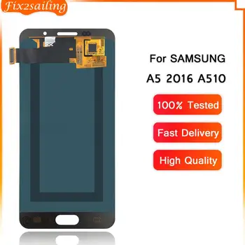 LCD Touch Screen Digitizer Assembly Replacement for SAMSUNG Galaxy A5 2016 A510 A510FD A510F A510M LCD Display for SAMSUNG LCD
LCD Touch Screen Digitizer Assembly Replacement for SAMSUNG Galaxy A5 2016 A510 A510FD A510F A510M LCD Display for SAMSUNG LCD