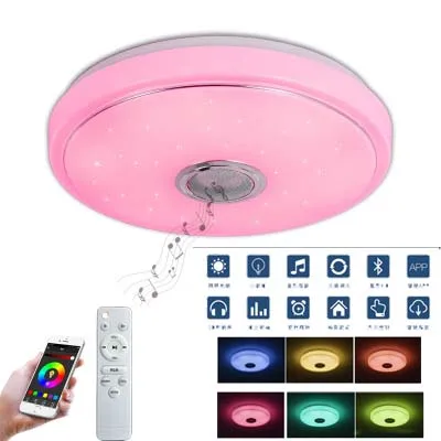 RGB-светильник светодиодный потолочный с поддержкой bluetooth и дистанционным управлением, 60 Вт 
RGB-светильник светодиодный потолочный с поддержкой bluetooth и дистанционным управлением, 60 Вт