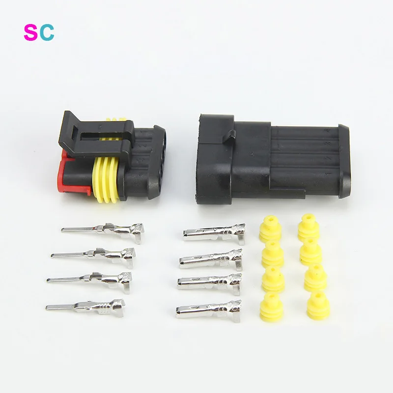 2-5 Sets HID Waterproof Connector Plug 1/2/3/4/5/6 Pins IP68 12A AMP Super Seal Automotive Electrical Wire Terminal Truck Car
2-5 Sets HID Waterproof Connector Plug 1/2/3/4/5/6 Pins IP68 12A AMP Super Seal Automotive Electrical Wire Terminal Truck Car