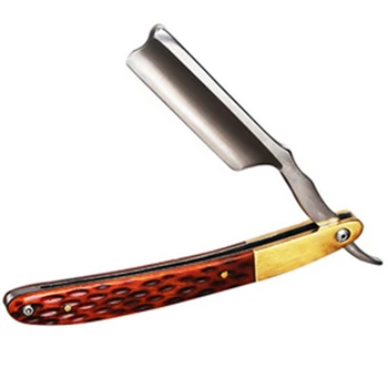 Buffalo Horn +440C Stainless Steel Barber Beard Shaving Razor Old-Fashioned Manual Barber Hair Blade Changeable Shaving Knife
Buffalo Horn +440C Stainless Steel Barber Beard Shaving Razor Old-Fashioned Manual Barber Hair Blade Changeable Shaving Knife