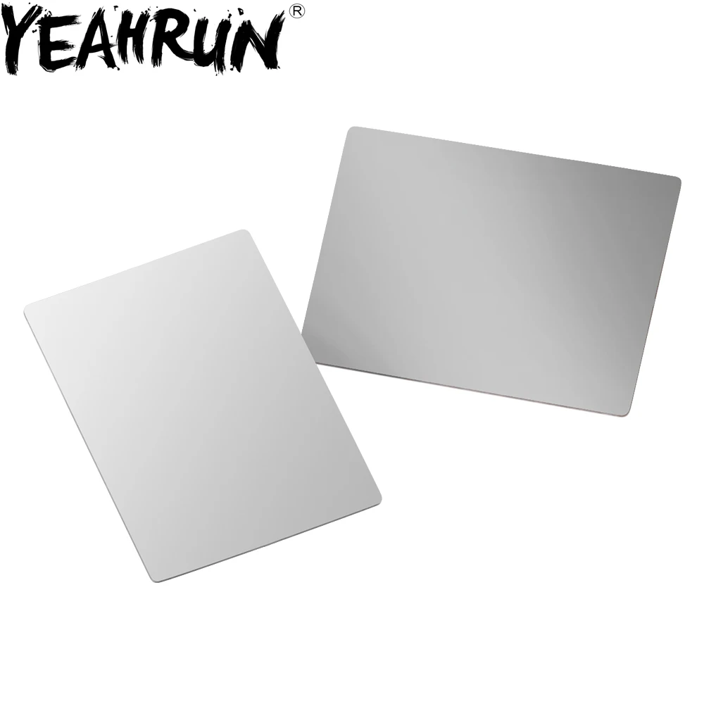 YEAHRUN 2PCS/Set Simulation Rearview Mirror Lens For Traxxas TRX-4 Ford Bronco Side Mirror 1/10 RC Car
