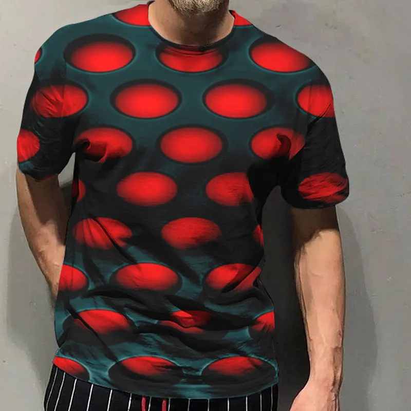 KENLAISHI Summer T-shirt Mens Geometric 3D Three-dimensional Pattern Digital Printing T-shirt Male Short Sleeve Slim Fit Tops
KENLAISHI Summer T-shirt Mens Geometric 3D Three-dimensional Pattern Digital Printing T-shirt Male Short Sleeve Slim Fit Tops