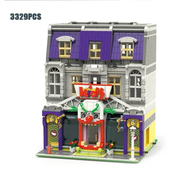 Creator Architecture city street view moc building block joker paradise Video Game Room bricks model figures toys for gifts 
Creator Architecture city street view moc building block joker paradise Video Game Room bricks model figures toys for gifts