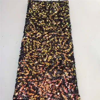 Sequins Embroidery French Lace Fabric 2019 Sequins Fabric Material Tulle Mesh Lace Dress African Sequins Lace Clothes 
Sequins Embroidery French Lace Fabric 2019 Sequins Fabric Material Tulle Mesh Lace Dress African Sequins Lace Clothes