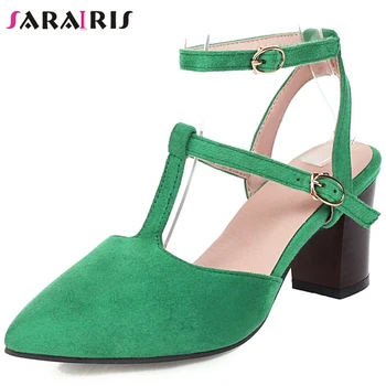 SARAIRIS Fashion Female Red Ankle Strap Pointed Toe Prom Casual Sandals High Heel Solid Sandals Women Summer Shoes Woman 
SARAIRIS Fashion Female Red Ankle Strap Pointed Toe Prom Casual Sandals High Heel Solid Sandals Women Summer Shoes Woman
