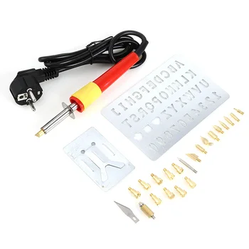 30W Soldering Tool Embossing Craft Welding Soldering Iron Tools Kit Pyrography Wood Burning Iron Pen Tip Kit Set
30W Soldering Tool Embossing Craft Welding Soldering Iron Tools Kit Pyrography Wood Burning Iron Pen Tip Kit Set