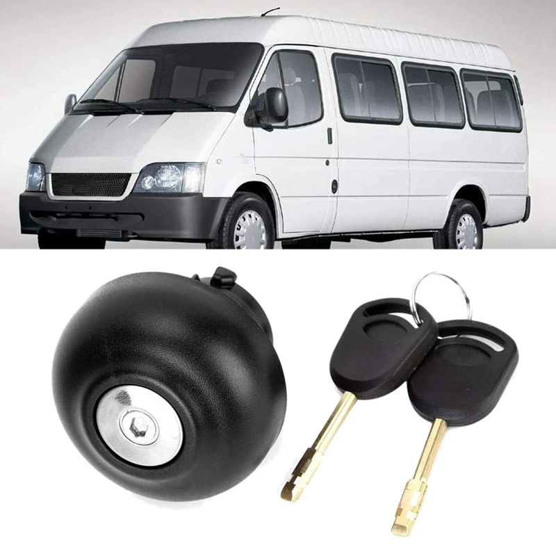 Neuer Verschluss-Tankdeckel Benzin Zwei Schlüssel für Ford Transit MK7 06-2018 Neuer Verschluss-Tankdeckel Benzin Zwei Schlüssel für Ford Transit MK7 06-2018