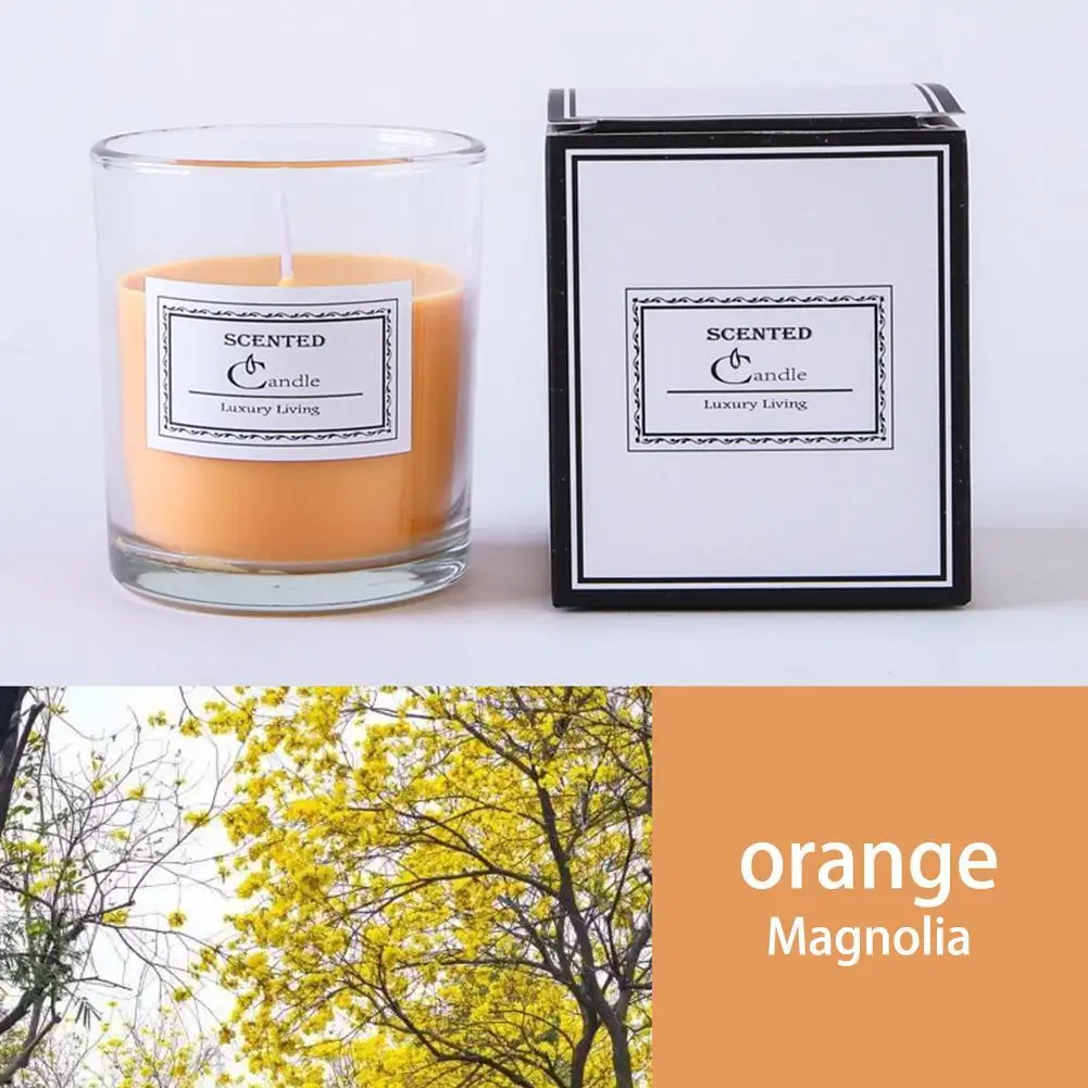 Generic DIY Candle Handmade Scented Candle Jar Glass Natural Plant